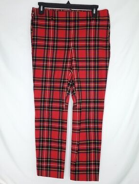 J CREW FACTORY Women's  Winnie Tartan Plaid Ankle Length Pants Size 4